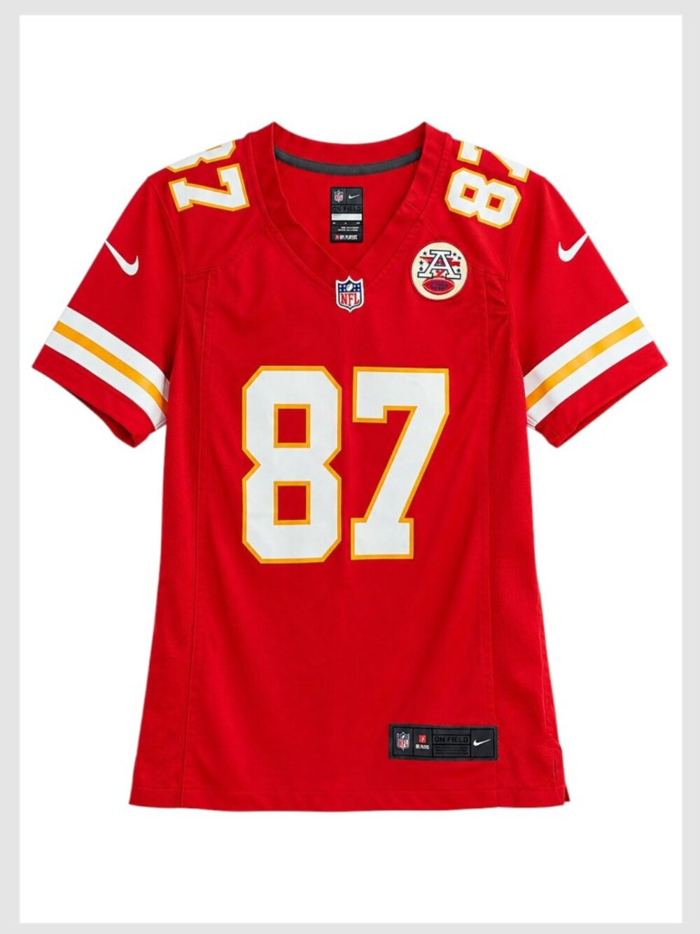 Nike Women's Travis Kelce 87 Chiefs Red NFL Game Jersey S - Picture 2 of 7